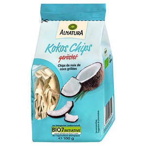 ALNATURA Bio Kokos Chips geröstet Trockenfrüchte 100,0 g