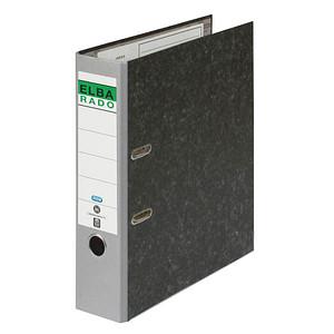 ELBA rado Wolkenmarmor Ordner grau marmoriert Karton 8,0 cm DIN A4, 1 St.