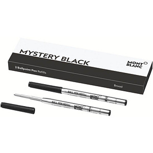 MONTBLANC Mystery Black Kugelschreibermine B schwarz, 2 St.