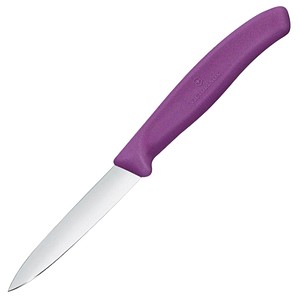 VICTORINOX Küchenmesser  Swiss Classic silber, violett, Klinge: 8,0 cm, 1 St.