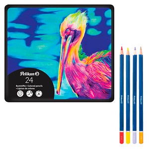 Pelikan Premium Buntstifte farbsortiert, 24 St.