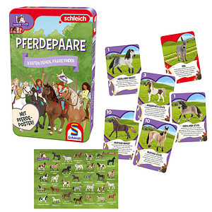 Schmidt Schleich Horse Club - Pferde Paare Kartenspiel, 1 St.