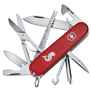 VICTORINOX Schweizer Taschenmesser Fisherman rot