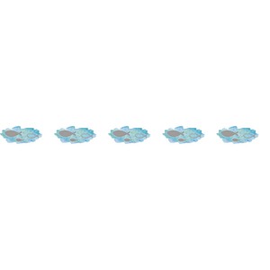 Rayher Washi Tape Fisch Deko-Klebeband matt 15,0 mm x 10,0 m 1 Pack