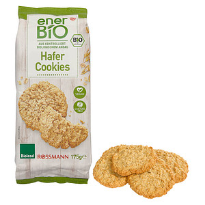 enerBiO Bio Hafer Cookies Kekse 175,0 g, 1 St.