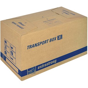 tidyPac® Umzugskartons Transport Box XL 69,0 x 35,5 x 37,0 cm, 10 St.