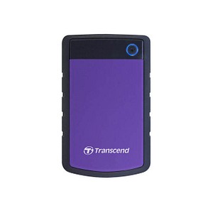 Transcend StoreJet 25H3 4 TB externe HDD-Festplatte schwarz, violett