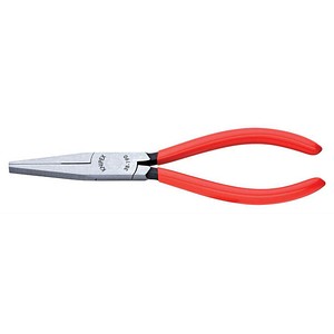KNIPEX Feinmechanikerzange 38 41 190 poliert, flach-breite Backen 19,0 cm
