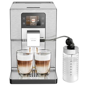 KRUPS EA877D Intuition Experience Kaffeevollautomat silber