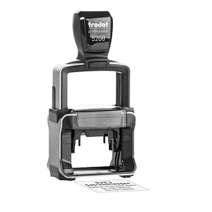 trodat Textstempel, individualisierbar 5200 selbstfärbend schwarz ohne Logo, 1 St. -  Nachträglich per Gutschein personalisieren