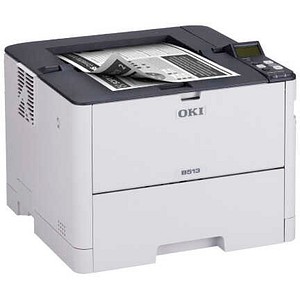 OKI B513dn Laserdrucker grau