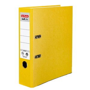 herlitz maX.file protect Ordner gelb Kunststoff 8,0 cm DIN A4, 1 St.