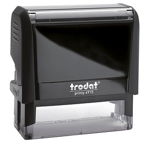 trodat Textstempel, individualisierbar printy 4915 selbstfärbend schwarz mit Logo, 1 St. -  Nachträglich per Gutschein personalisieren