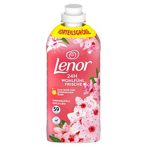 Lenor KIRSCHBLÜTE & EDELSALBEI Weichspüler flüssig, 1,239 l