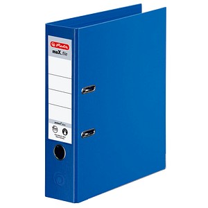 herlitz maX.file protect plus Ordner blau Kunststoff 8,0 cm DIN A4, 1 St.