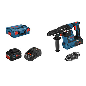 AKTION: BOSCH Professional GBH 18V-26 F Akku-Bohrhammer-Set 18,0 V, mit 2 Akkus mit Prämie nach Registrierung