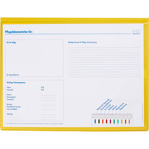 BOI Patienten-Dokumentationsmappe Professional-Line DIN A4 quer gelb, 1 St.