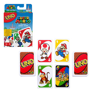 Mattel GAMES UNO Super Mario Kartenspiel, 1 St.