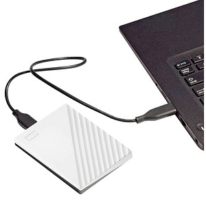 Western Digital My Passport 6 TB externe HDD-Festplatte weiß