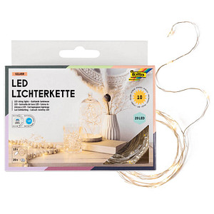 folia Mini LED 20er LED Lichterketten weiß 2,2 m