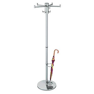 Kerkmann Kleiderständer Stilo 30690314 silber Metall 10 Haken 54,0 x 170,0 cm, 1 St.