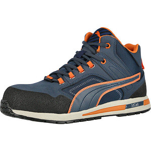 PUMA® Herren S3 Sicherheitsschuhe 'CROSSTWIST MID' URBAN PROTECT blau Größe 39