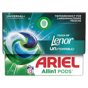 ARIEL UNIVERSAL+ Allin1 PODS Lenor Waschmittel Caps, 15 St.