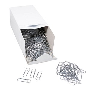 office discount Büroklammern silber glanzverzinkt, 1.000 St.