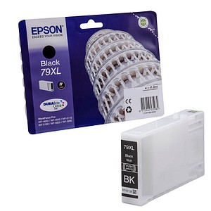 EPSON 79XL / T7901XL (Turm von Pisa) schwarz Druckerpatrone