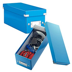 AKTION: LEITZ CD-/DVD-Box Click & Store blau, 1 St. mit Prämie nach Registrierung