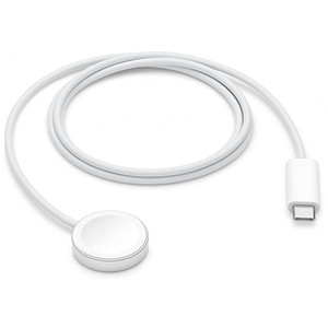 Apple Watch Magnetisches Ladekabel auf USB Induktive Ladestation weiß, Kabellänge: 1,0 m