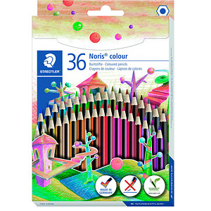 STAEDTLER Noris® colour 185 Buntstifte farbsortiert, 36 St.