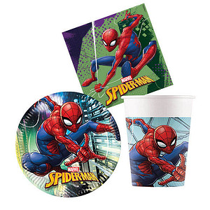 Party-Set S Spiderman 52-tlg., 1 Set