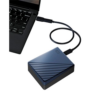 Western Digital My Passport Ultra 6 TB externe HDD-Festplatte blau