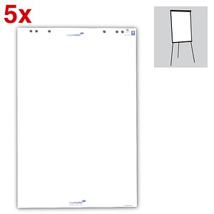 Legamaster Flipchart-Papier blanko 65,0 x 98,0 cm, 20 Blatt, 5 Blöcke