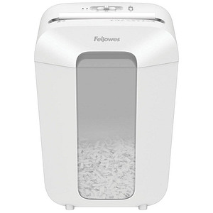 Fellowes Powershred LX70 Aktenvernichter mit Partikelschnitt P-4, 4 x 40 mm, bis 11 Blatt, weiß