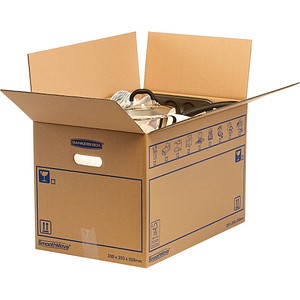 10 Bankers Box Umzugskartons SmoothMove Standard 55,5 x 35,5 x 36,0 cm