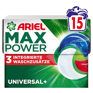 ARIEL MaxPower UNIVERSAL+ Waschmittel Caps, 15 St.
