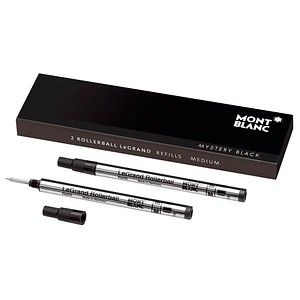 MONTBLANC LeGrand M Mystery Black Tintenrollerminen schwarz 1,0 mm 2 St.