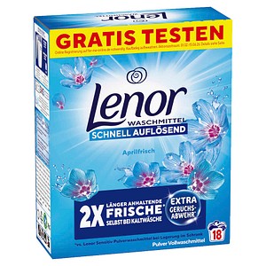 Lenor Aprilfrisch Waschmittel Pulver, 0,90 kg