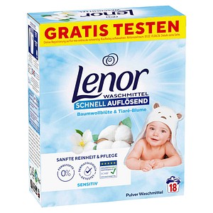 Lenor SENSITIV Waschmittel Pulver, 900 ml