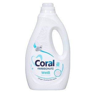Coral FARBSCHUTZ Weiß Waschmittel flüssig, 1,15 l