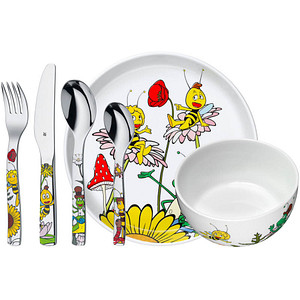 WMF Kindergeschirr-Set Biene Maja weiß 6-tlg., 1 Set