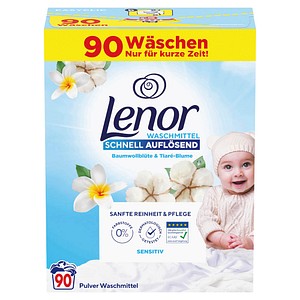 Lenor SENSITIV Waschmittel Pulver, 4,95 kg
