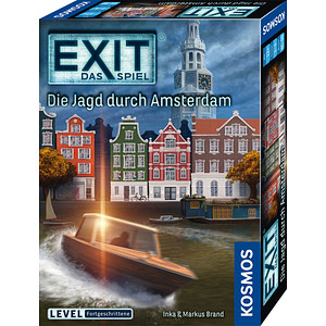 KOSMOS EXIT - Das Spiel: Die Jagd durch Amsterdam Escape-Room Spiel, 1 St.