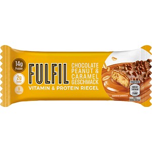 FULFIL Chocolate Peanut & Caramel Proteinriegel 40,0 g