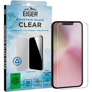 EIGER Display-Schutzglas für Apple iPhone 13, iPhone 14, iPhone 16e