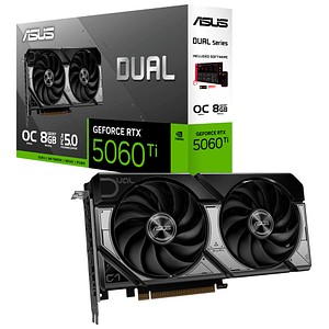 ASUS Dual GeForce RTX 5060 Ti OC Edition Grafikkarte 8 GDDR7 128 Bit