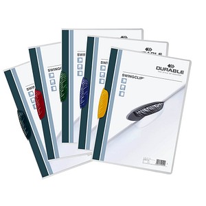 DURABLE Klemmhefter SWINGCLIP transparent, 25 St.