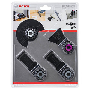 AKTION: BOSCH Boden-/Einbau-Set Segment- und Tauchsägeblätter-Set 4-teilig, 1 Set mit Prämie nach Registrierung